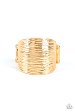 Load image into Gallery viewer, Paparazzi Accessories - Rippling Rivers - Gold Ring
