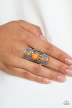 Load image into Gallery viewer, Paparazzi Accessories - Stone Oracle - Orange Ring
