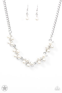 Paparazzi Accessories - Love Story - White (Pearls) Necklace