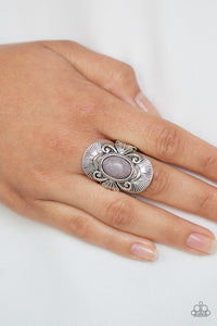 Paparazzi Accessories  - Oracle Oasis - Silver (Gray)  Ring