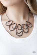 Load image into Gallery viewer, Paparazzi Accessories - Terra Storm - Black (Gunmetal) Necklace
