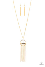 Load image into Gallery viewer, Paparazzi Accessories - Terra Tassel - Gold Necklace
