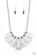 Load image into Gallery viewer, Paparazzi Accessories - Terra Takeover - Green Necklace
