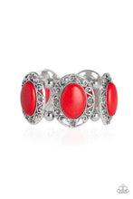 Load image into Gallery viewer, Paparazzi Accessories - Rancho Rodeo - Red Bracelet

