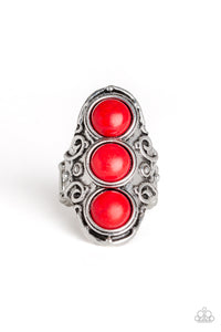 Paparazzi Accessories - Sahara Soul - Red Ring