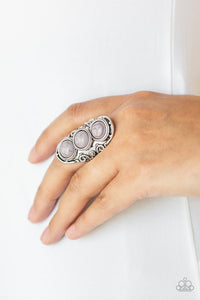 Paparazzi Accessories - Sahara Soul - Silver (Gray) Ring
