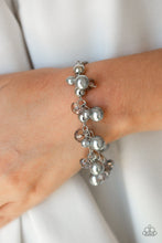 Load image into Gallery viewer, Paparazzi Accessories - Kensington Kiss - Silver (Gray) Bracelet
