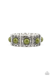 Paparazzi Accessories - Victorian Dream - Green Bracelet