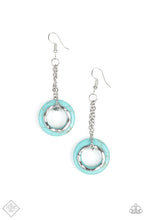 Load image into Gallery viewer, Paparazzi Accessories - Mojave Oasis - Turquoise (Blue) Earrings
