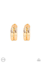 Load image into Gallery viewer, Paparazzi Accessories - Ringing In Radiance - Gold Clip-on Earrings
