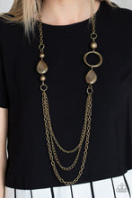 Load image into Gallery viewer, Paparazzi Accessories - Rebels Have More Fun - Brass Necklace
