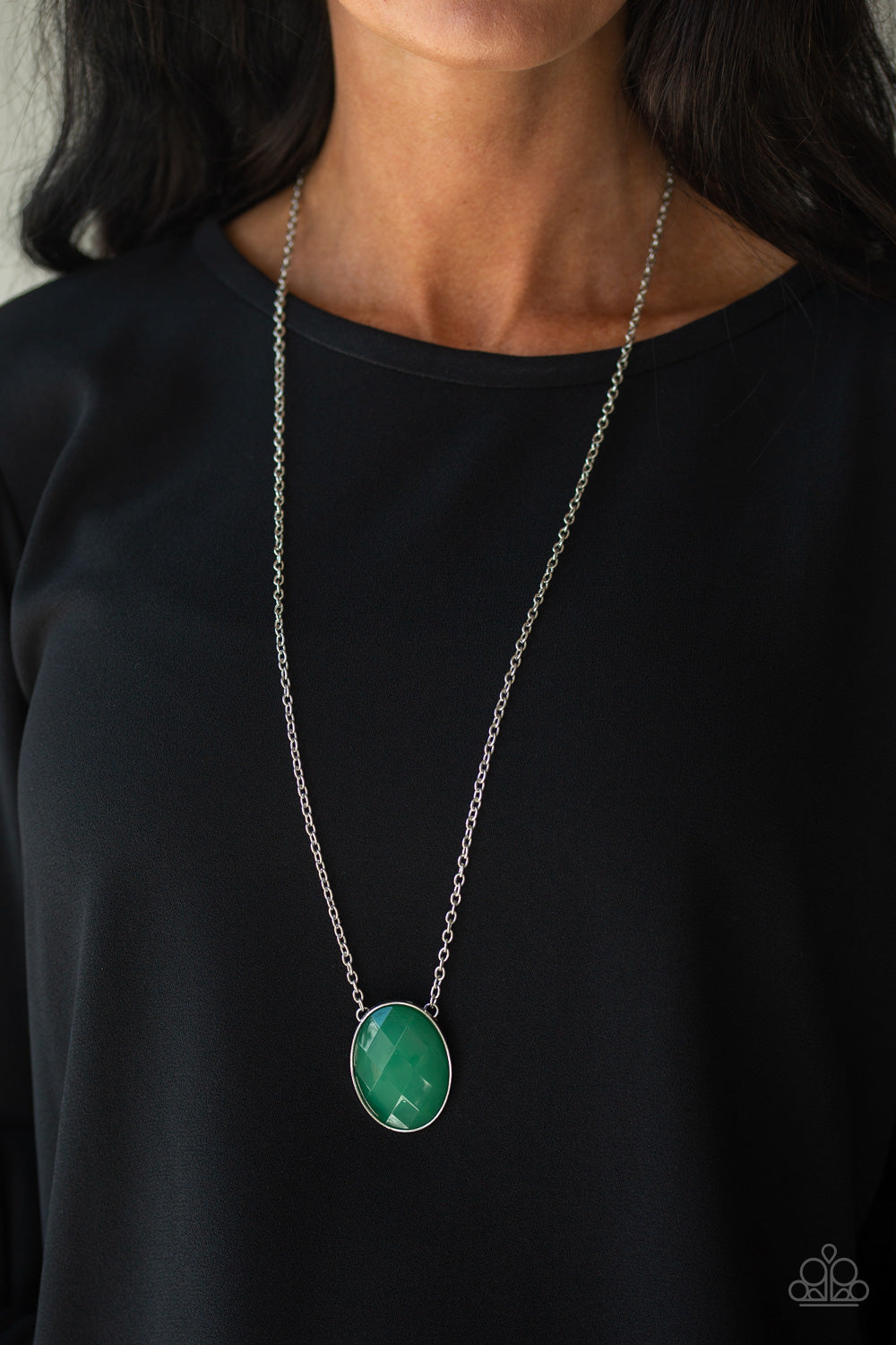 Paparazzi Accessories  - Intensely Illuminated - Green Necklace
