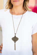 Load image into Gallery viewer, Paparazzi Accessories - Rural Remedy - Brass Necklace
