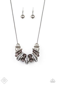 Paparazzi Accessories - Metro Mantra - Silver Necklace