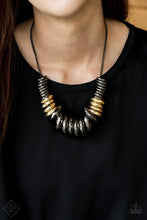 Load image into Gallery viewer, Paparazzi Accessories - Haute Hardware - Black (Gunmetal) Necklace
