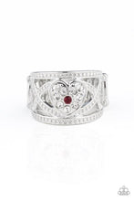 Load image into Gallery viewer, Paparazzi Accessories - Sweetly Sweetheart - Red Ring
