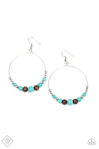 Paparazzi Accessories - Serenely Southwestern - Turquoise (Blue) Earrings