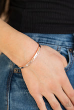 Load image into Gallery viewer, Paparazzi Accessories - Dainty Dazzle - Rose Gold Bracelet

