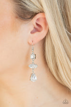 Load image into Gallery viewer, Paparazzi Accessories - Starlight Twinkle - White (Bling) Earrings
