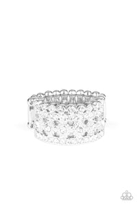 Paparazzi Accessories - Countless Couture - White (Bling) Ring