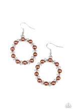 Load image into Gallery viewer, Paparazzi Accessories - Symphony Sparkle - Brown Earring
