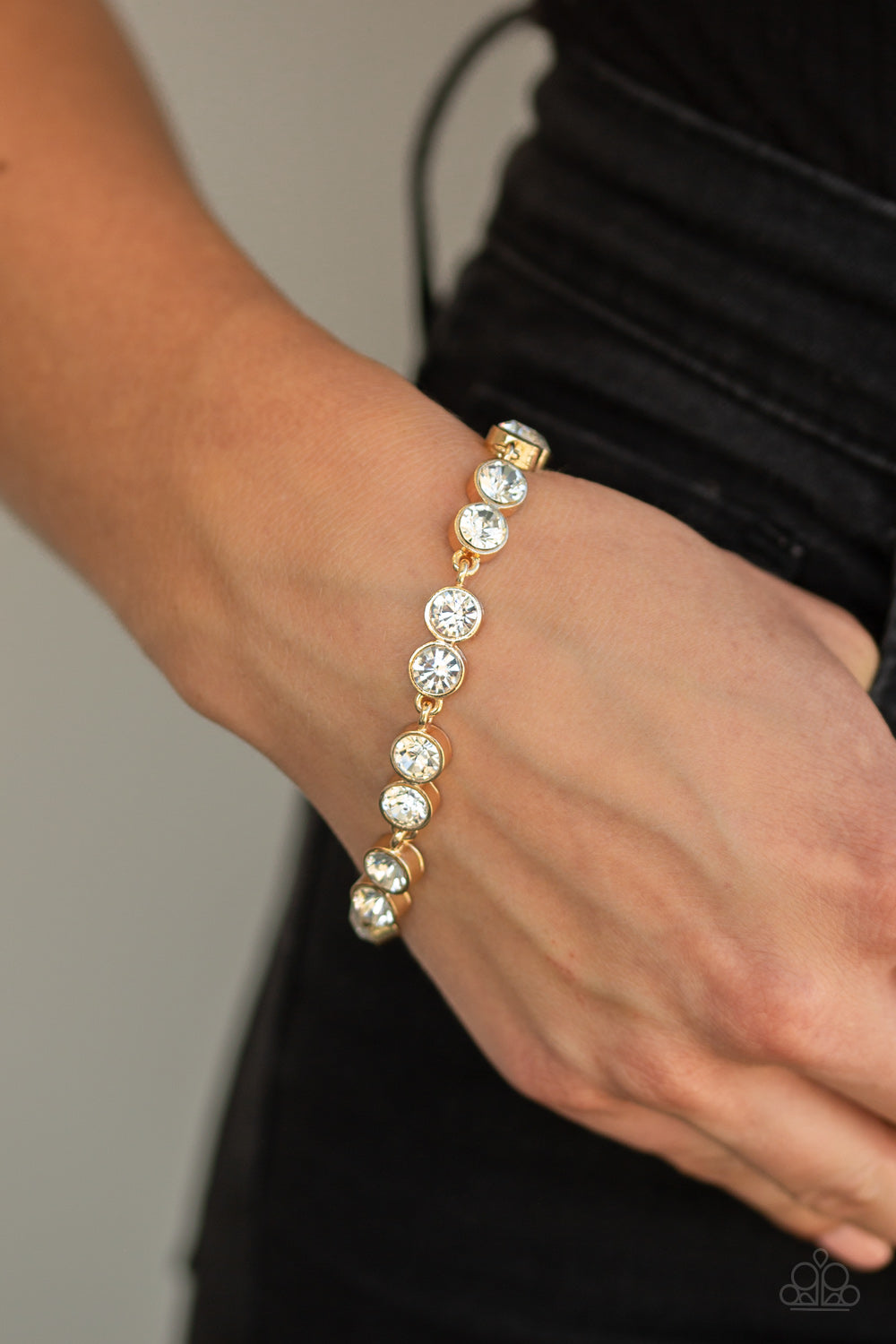 Paparazzi Accessories - By All Means - Gold Bracelet