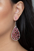 Load image into Gallery viewer, Paparazzi Accessories - Call Me Miss Universe - Red Earrings
