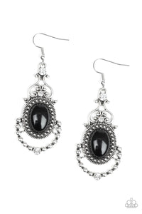 Paparazzi Accessories  - Cameo And Juliet - Black Earrings