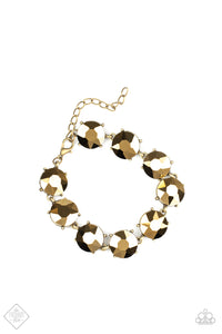Paparazzi Accessories  - Fabulously Flashy - Brass Bracelet