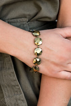 Load image into Gallery viewer, Paparazzi Accessories  - Fabulously Flashy - Brass Bracelet
