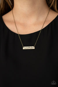 Paparazzi Accessories - Land Of The Free - Brass Necklace