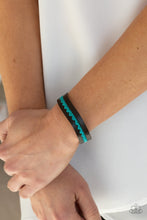 Load image into Gallery viewer, Paparazzi Accessories - Made With Love - Blue  (Turquoise) Urban Snap Bracelet
