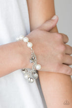 Load image into Gallery viewer, Paparazzi Accessories - More Amour - White (Pearls) Bracelet
