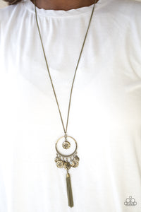 Paparazzi Accessories - Never Zoo Much - Brass Necklace