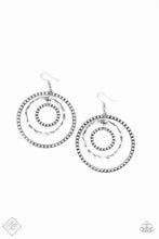 Load image into Gallery viewer, Paparazzi Accessories - Texture Takeover - Silver Earrings
