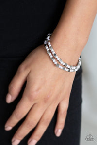 Paparazzi Accessories - Trendy Tribalist - Silver (Gray) Bracelet