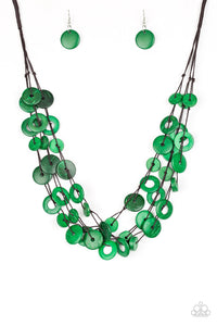 Paparazzi Accessories - Wonderfully Walla Walla - Green Necklace