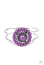 Load image into Gallery viewer, Paparazzi Accessories - Posey Pop - Purple Bracelet

