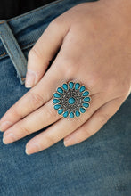 Load image into Gallery viewer, Paparazzi Accessories - Posy Paradise - Blue Ring
