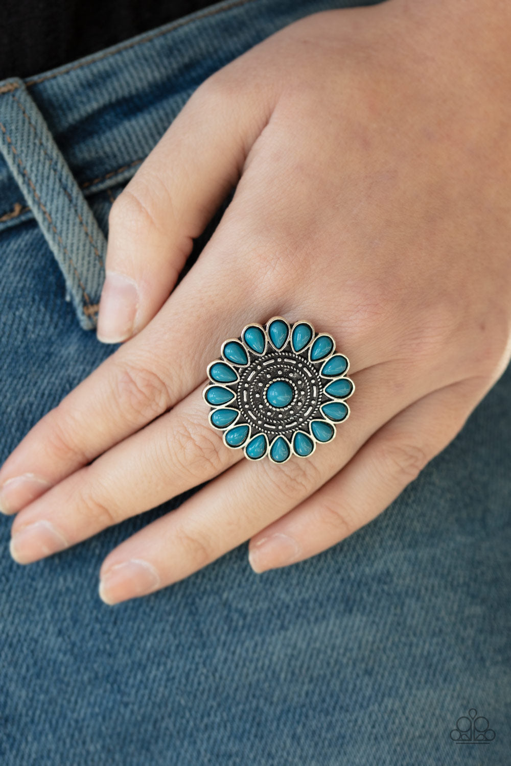 Paparazzi Accessories - Posy Paradise - Blue Ring
