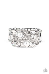 Paparazzi Accessories  - Treasure Treatment - White (Pearl) Ring
