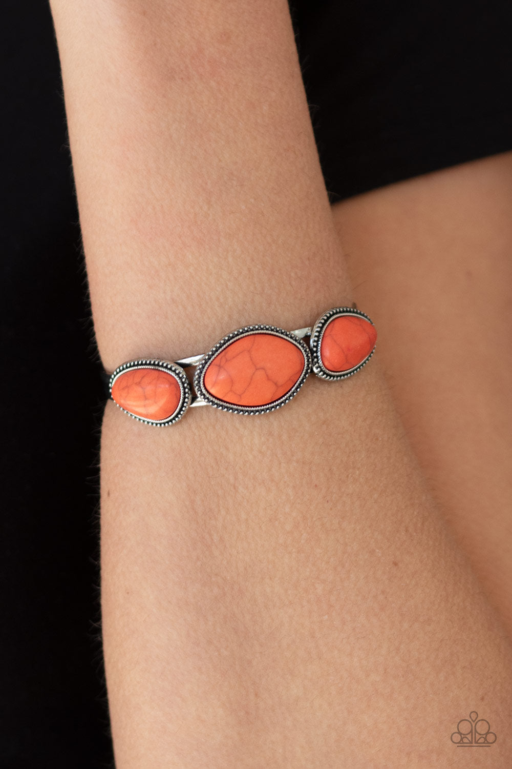 Paparazzi Accessories - Stone Solace - Orange Bracelet