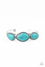 Load image into Gallery viewer, Paparazzi Accessories - Stone Solace - Turquoise (Blue) Bracelet
