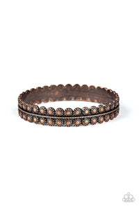 Paparazzi Accessories - Rustic Relic - Copper Bangle Bracelet