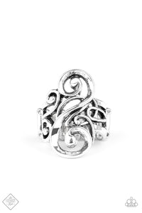 Paparazzi Accessories- Musical Motif - Silver Ring