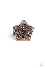 Load image into Gallery viewer, Paparazzi Accessories - Full Bloom Fancy - Copper Ring
