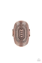 Load image into Gallery viewer, Paparazzi Accessories - Dotted Decor - Copper Ring
