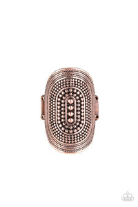 Paparazzi Accessories - Dotted Decor - Copper Ring