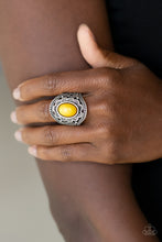 Load image into Gallery viewer, Paparazzi Accessories - Garden Tranquility - Yellow Ring
