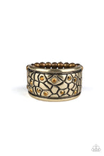 Load image into Gallery viewer, Paparazzi Accessories - Pick Up The Pieces - Brass Ring
